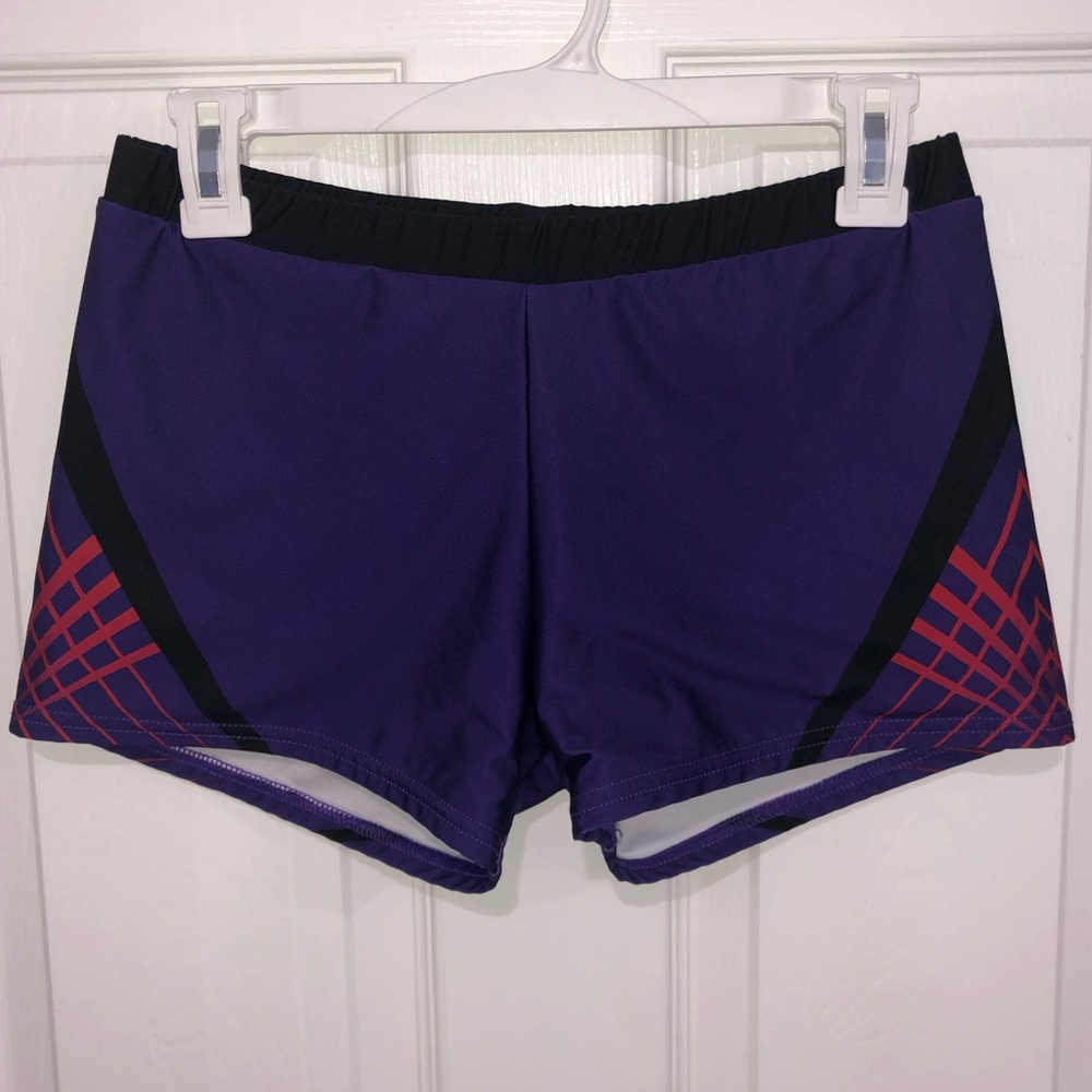 Purple Spandex Shorts